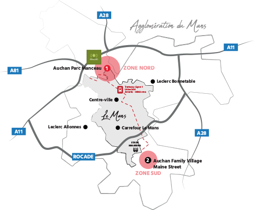 horaires action parc manceau le mans